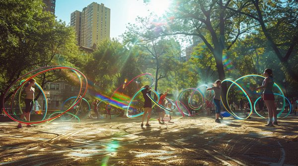 Smart hula hoop: the fun way to fitness success