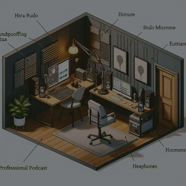 What's the Most Efficient Layout for a Home-Based Professional Podcast Studio?