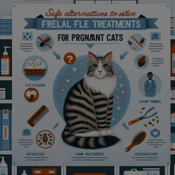 What Are the Safe Alternatives to Traditional Flea Treatments for Pregnant Cats?
